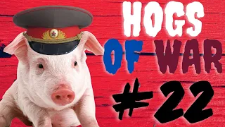 Hogs of war. Прохождение. Эпизод 22..КУЧА ВРАГОВ....Разносим свиные КИБИТКИ!!!! Миссия 24!
