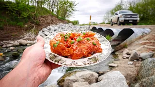 Spillway Sweet Chili Crappie Wings CATCH, CLEAN, COOK!!! (Truck Bed Cooking)