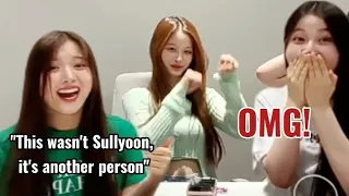 When Sullyoon forgot she's quite shy/introvert