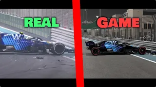 Recreating F1 crashes on the F1 Games