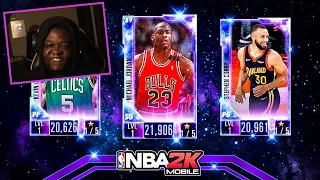 GALAXY OPALS Are in NBA 2K Mobile but I still can't PACK A PINK DIAMOND 😖