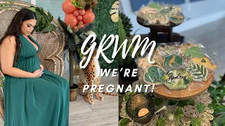 I AM PREGNANT GRWM | My pregnancy Story