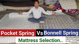 Bonnell Spring Vs Pocket Spring Mattress Which is Best Mattress! कोनसा गद्दा ज्यादा अच्छा है?