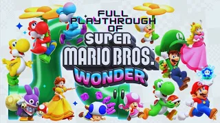 SUPER MARIO BROS WONDER Gameplay -  Full Game Walkthrough