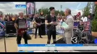 THE SCRIPT DEBUT NEW SINGLE HALL OF FAME LIVE @ TODAY SHOW IN LONDON