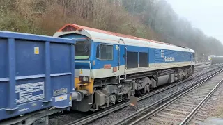 Hanson Class 59104 @ Preston Park 6O68 to Crawley 02/02/24