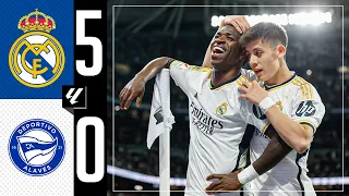 Real Madrid 5-0 Alavés | RESUMEN | LaLiga 2023/24