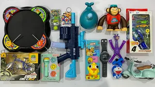 My Latest Cheapest Toy Collection, Car Launcher, Bubble Gun, Scooter, Doraemon Spinner, Bicycle