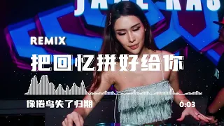 把回忆拼好给你 dj版 王贰浪《动态歌词》《抖音歌曲》