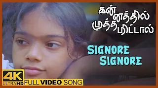 Kannathil Muthamittal Movie Songs | Signore Signore Song | Madhavan | Simran | A.R.Rahman