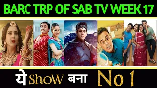 Sab TV All Shows Trp of This Week | Barc Trp Of Sab TV | Trp Report Of Week 17