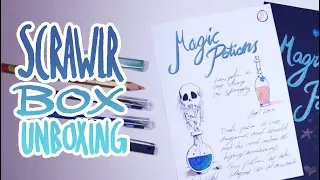 SCRAWLR BOX - Magic Potions (Unboxing + Art)