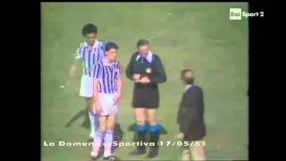 Napoli - Juventus 0-1 (17.05.1981) 14a Ritorno Serie A.