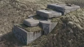 Drone DJI Phantom 4 - Nazi Atlantic Wall Netherlands