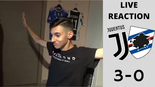 LIVE REACTION JUVENTUS SAMPDORIA 3-0 | BUONA LA PRIMA!