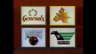 1984 USFL Season Preview Show & Week 1Action (NJ at Birm on ABC) & Highlights