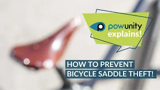 BICYCLE SADDLE PROTECTION: HOW TO PREVENT SADDLE THEFT