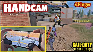 CODM HANDCAM ON POCO F3 📲PERFORMANCE ⚙️ 4FINGER CLAW [Call Of Duty Mobile Gameplay] POCO F3 CODM