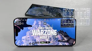 FPS Meter, Graphics, & More! iPhone 15 Pro Max vs Galaxy S23 Ultra Warzone Mobile Performance Test.