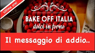 Bake Off Italia lutto, il messaggio di addio..