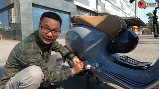 Vespa Sprin 125 ĐỘ của Dân chơi Hà Thành l Vespa Độ Phong Cách Công Tử Hà Thành Có Đồ chơi gì H.O.T?