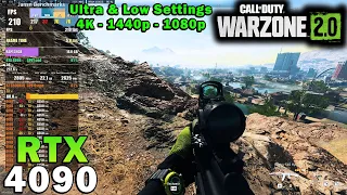 Call of Duty: WARZONE 2.0 BR | RTX 4090 | Ryzen 7 5800X3D | 4K - 1440p - 1080p | Max & Low Settings