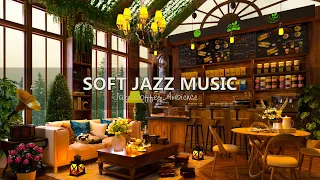 Soft Jazz Music - Jazz Music In A Cozy Cafe Space With The Sound Of Rain Falling Outside The Window
