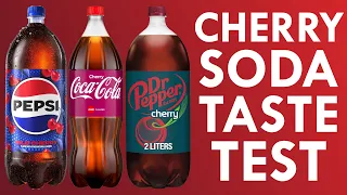 CHERRY COKE vs PEPSI vs DR PEPPER - Cherry Soda Comparison