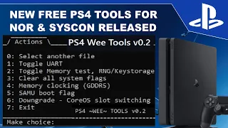 New Free PS4 Downgrade Tools Released | "PS4 Wee Tools"