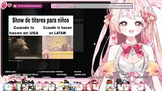 Aisu reacciona a show de marionetas de Latam