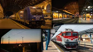 From Austria to Romania in a CFR sleeper train. Night-journey in IR347