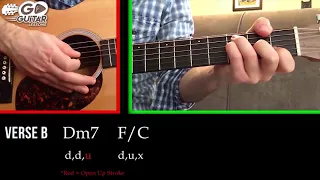 Santana "Smooth" Acoustic Rhythm - Guitar Lesson (Intermediate)