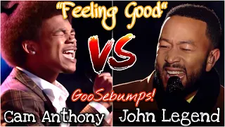 Cam Anthony VS John Legend | “Feeling Good” | The Voice Knockouts 2021 | Inauguration 2021