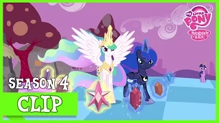 Princess Luna and Princess Celestia Defeat Discord (Princess Twilight Sparkle) | MLP: FiM [HD]