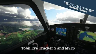 Testing out the Tobii Eye Tracker 5 with Microsoft Flight Simulator