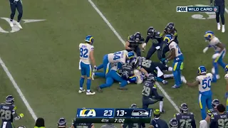 Seahawks fumble on their own punt return.  It's been that kind of day for Seattle.