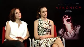 Entrevista con Anta Torrent y Sandra Escacena por la película 'Verónica'