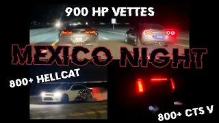 STREET RACING - 900+ hp ZR1, 900+ hp Z06, 850 hp Hellcats & more