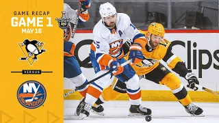 Game Recap: Penguins vs. Islanders, Game 1 (05.16.21) | Crosby’s Great Deflection Goal