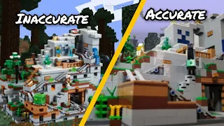 Making LEGO Minecraft Sets Block Accurate EP.5 (The Mountain Cave)