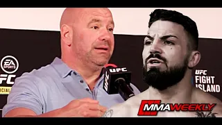 Dana White reacts to Mike Perry Bar Fight: "He Obviously Needs Some Help"