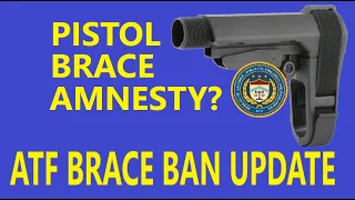 Pistol Brace Amnesty? ATF Brace Ban Update