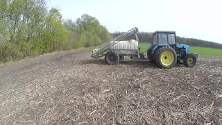 24.04.18 гліфосатна обробка кукурудзяних ланів під посів сої