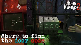 Where to find the Door Code Puzzle DLC Hello Neighbor 2 Back to School DLC