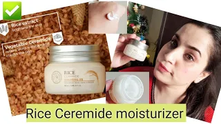 #thefaceshop I Tried The Face Shop 🌾Rice ceremide moisturizer | Is it worth? | Bhawna Sharma