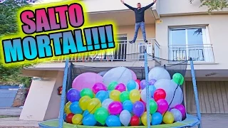 SALTO MORTAL EN CAMA ELASTICA!!!     ·VLOG·