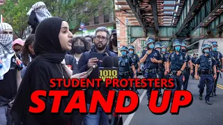 Pro-Palestinian Student Protesters STAND UP to Militarized NYPD, College Protest Crackdowns