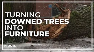 Portland company turns storm downed trees into furniture