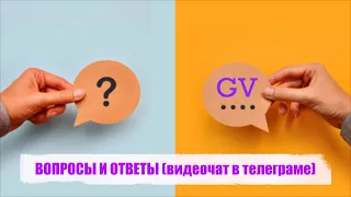 ВОПРОСЫ И ОТВЕТЫ (видеочат в телеграме)