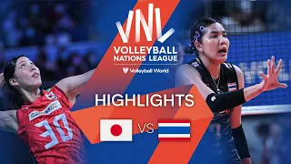 🇯🇵 JPN vs. 🇹🇭 THA - Highlights Week 2 | Women's VNL 2022